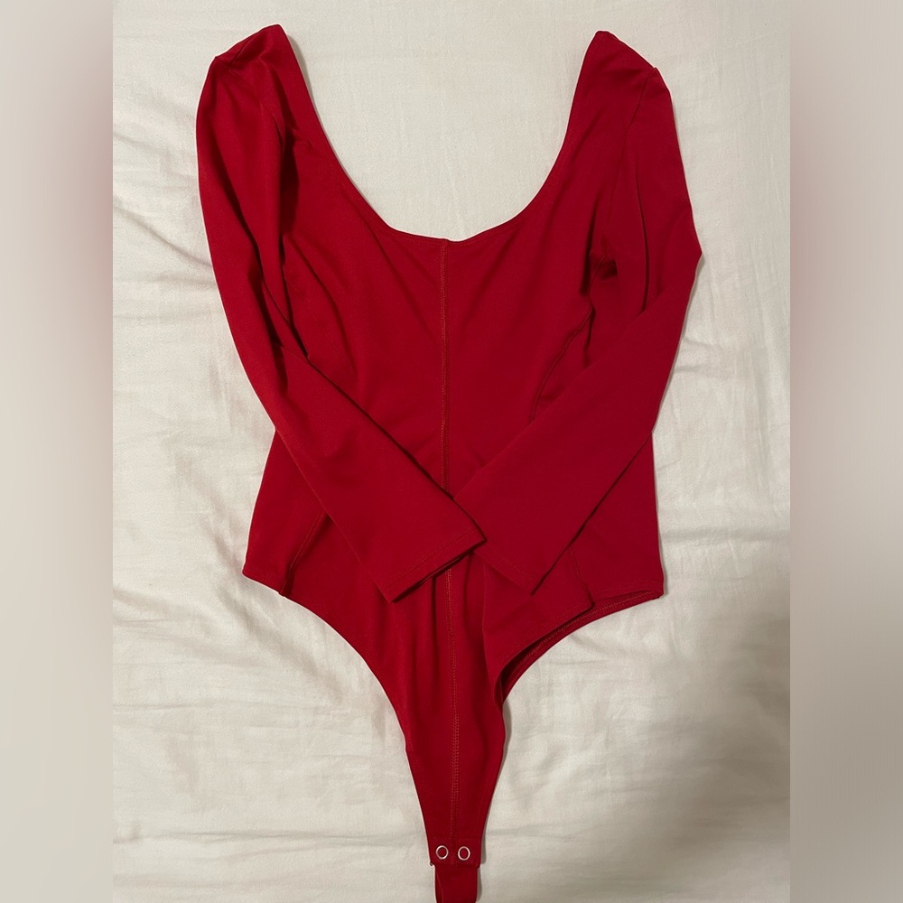 Red bodysuit!!